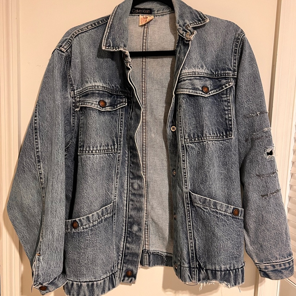 Calvin Klein Denim Jacket - Light Blue
